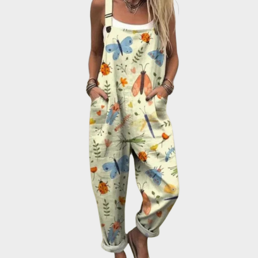 Vanessa™ | Relaxed Dungaree Jumpsuit