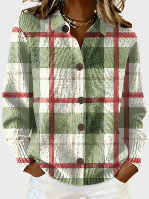 Layla | Retro Plaid Sweater