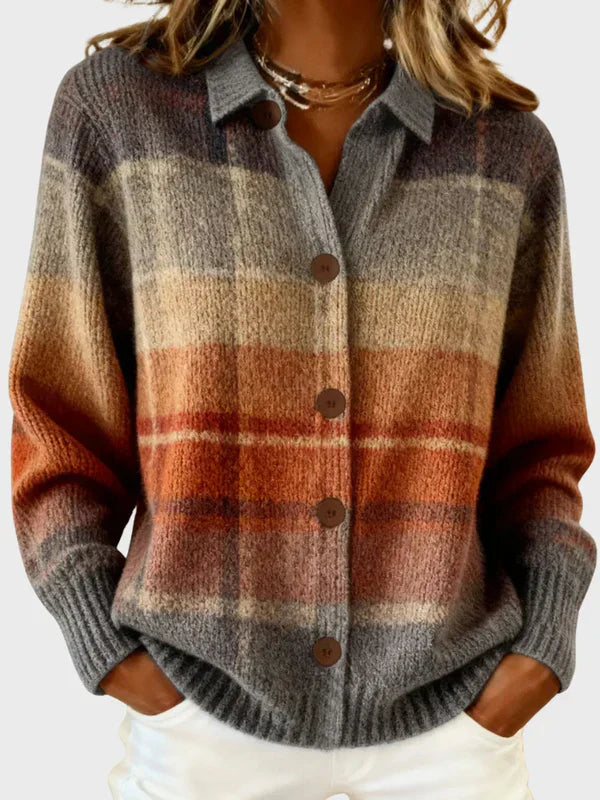 Layla | Retro Plaid Sweater