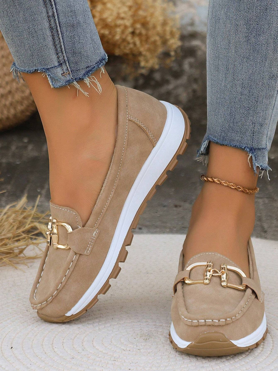 Ellie - Flat Buckle Loafers