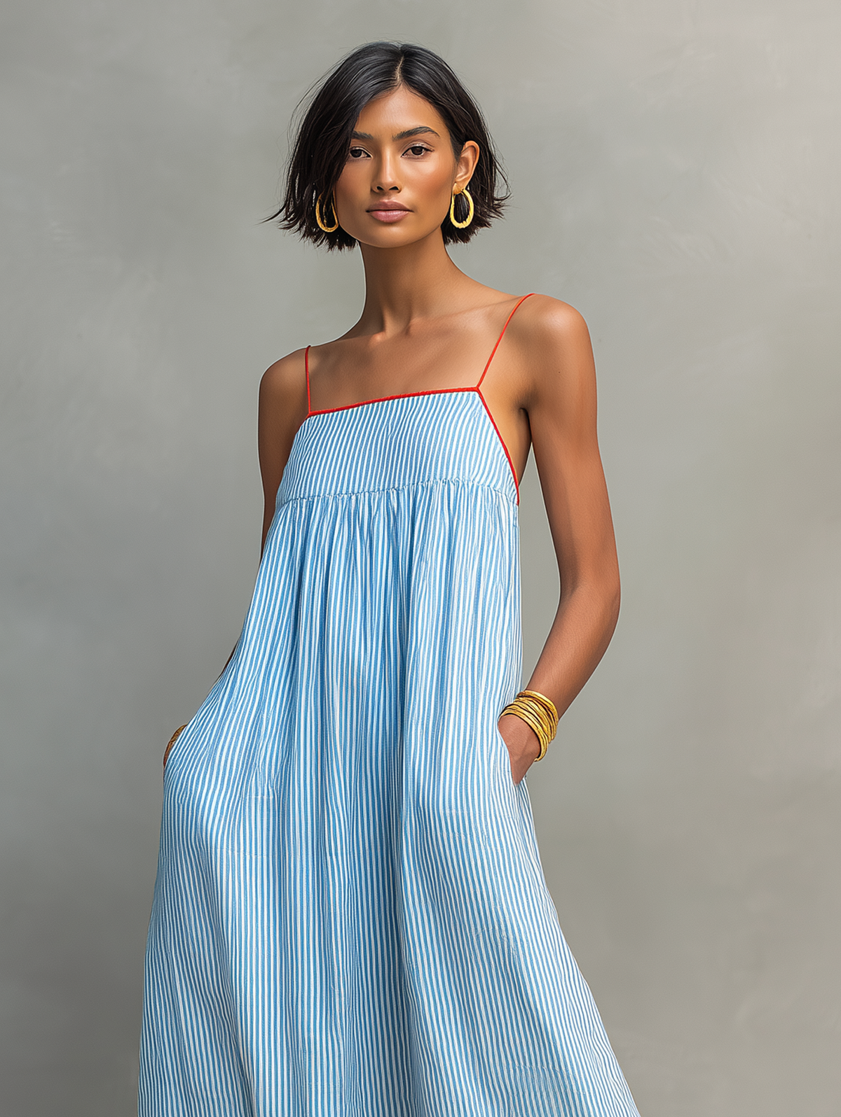 Maisie™ | Striped Maxi Dress