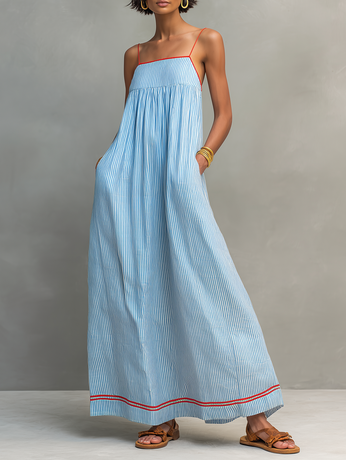 Maisie™ | Striped Maxi Dress