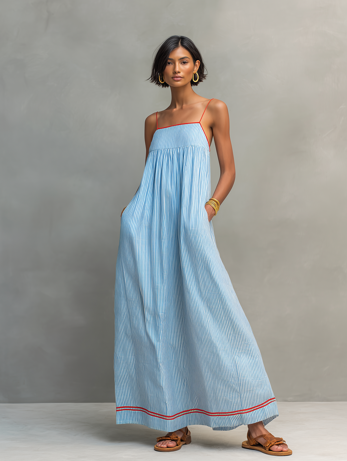 Maisie™ | Striped Maxi Dress
