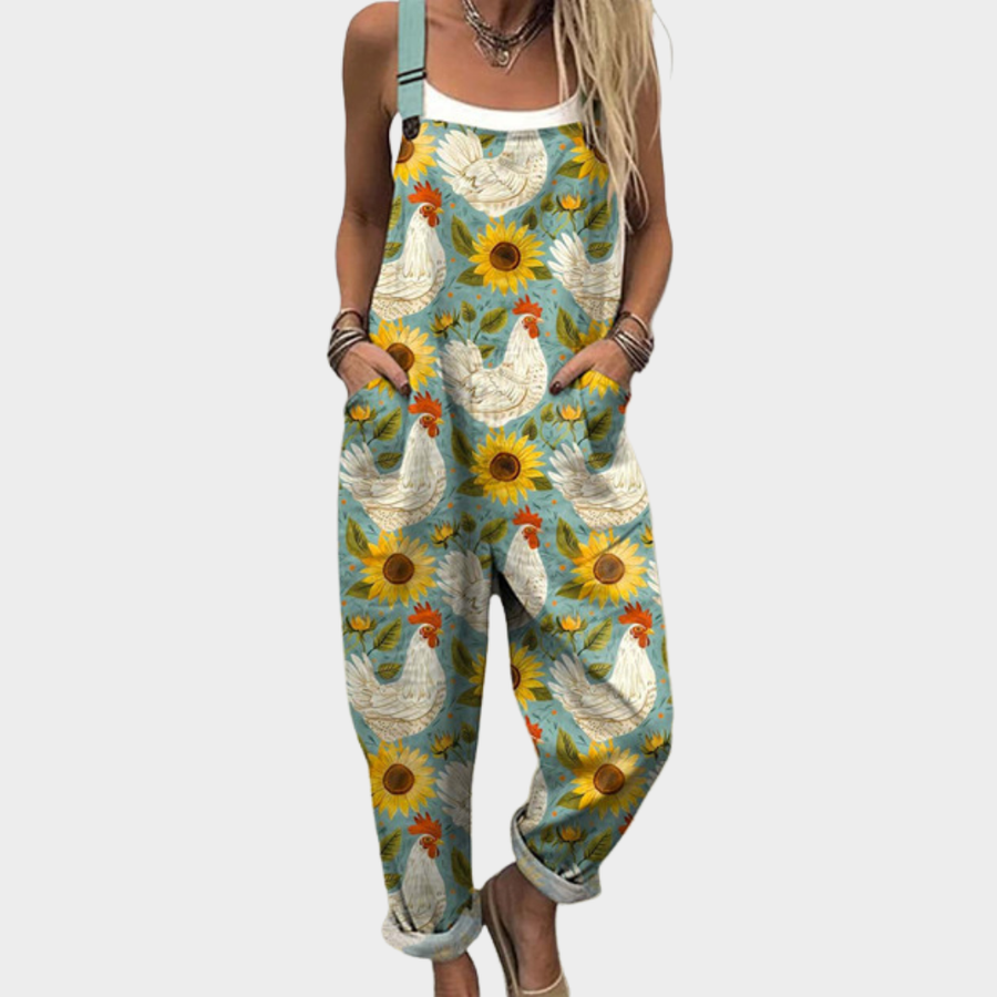Tina™ | Relaxed Dungaree Jumpsuit