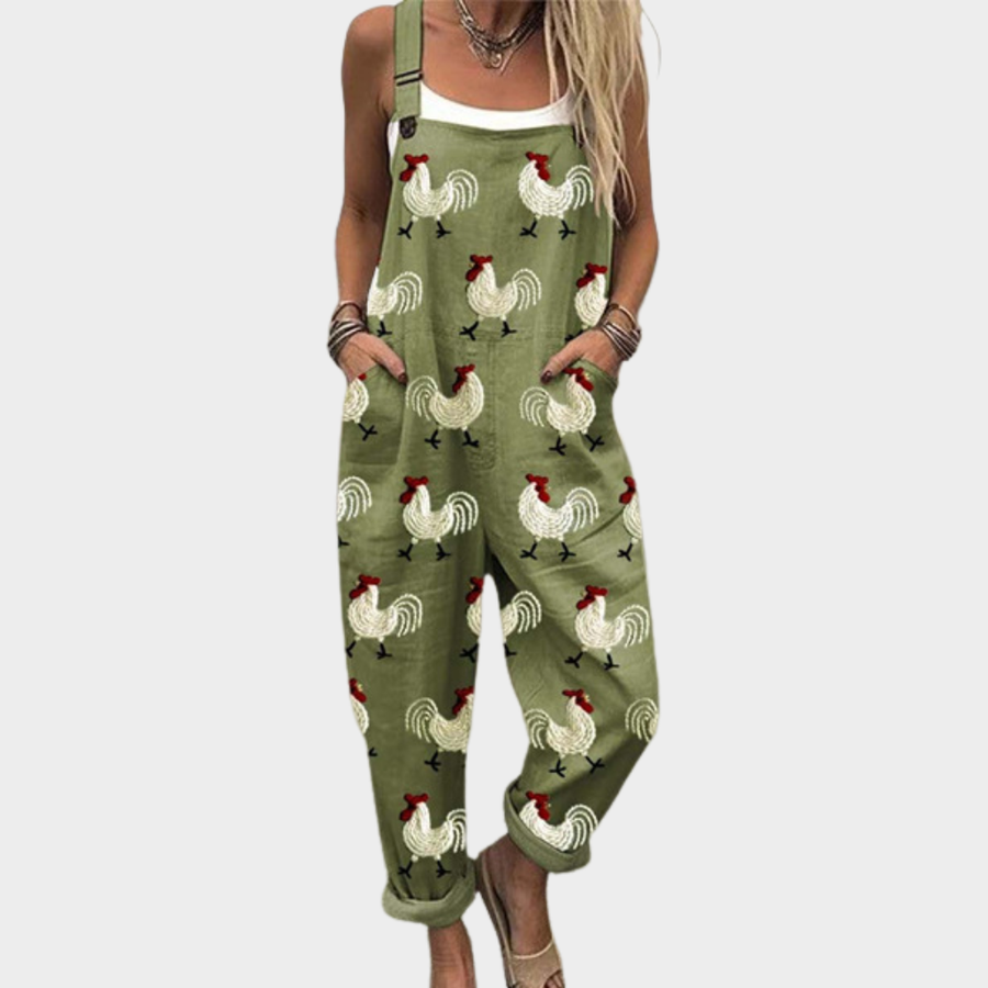 Vickie™ | Relaxed Dungaree Jumpsuit