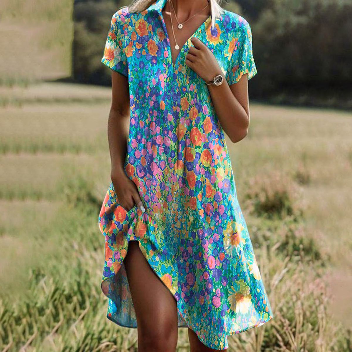 Grace™ | Summer Midi Dress