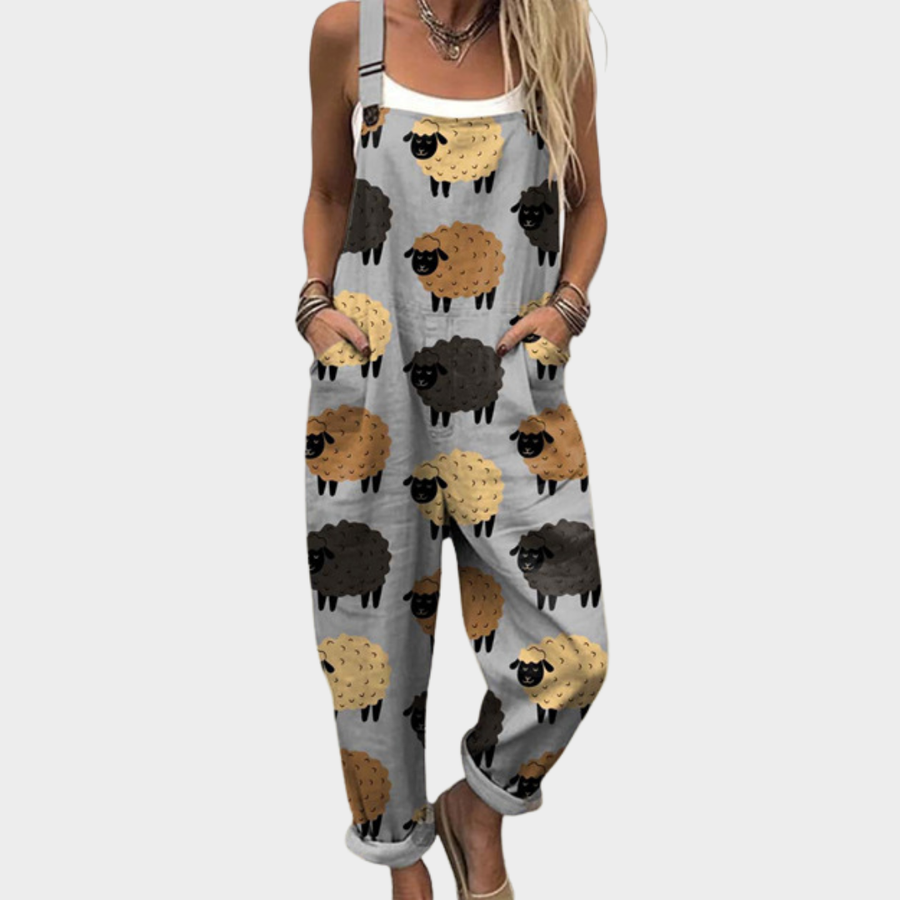 Sherri™ | Relaxed Dungaree Jumpsuit