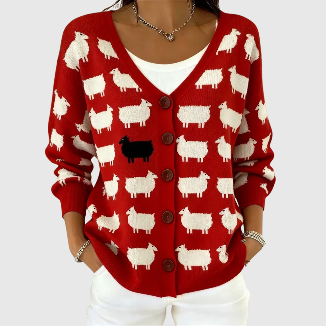 Renata | Knit Jacket with Buttons