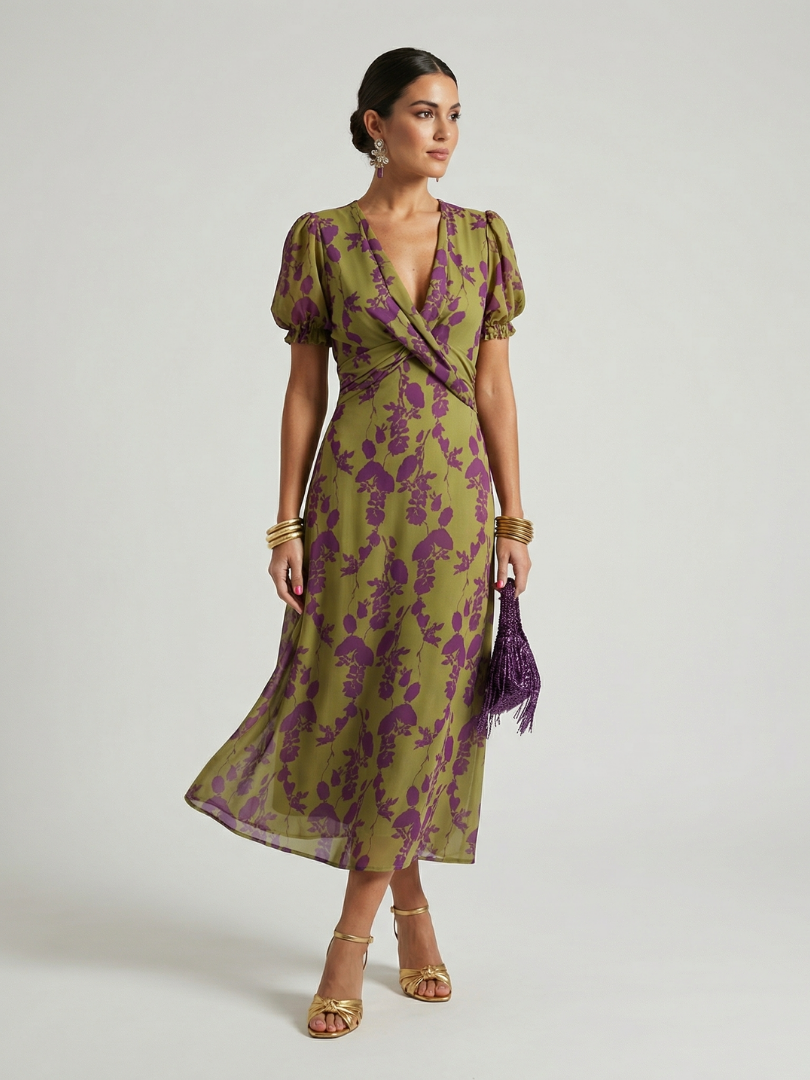 Candace™ | Relaxed Floral Midi Dress