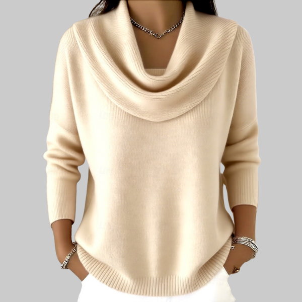 Soft Cowl Neck Sweater