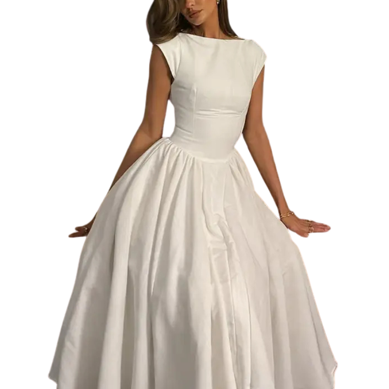 VIOLET™ – Elegant Summer Bodycon White Long Dress