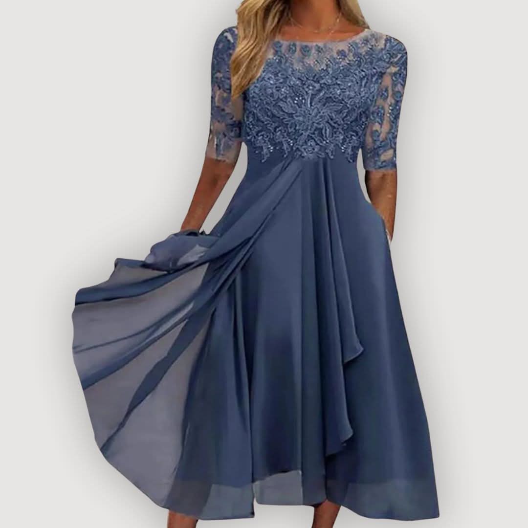Elara | Soft Flow Chiffon Dress
