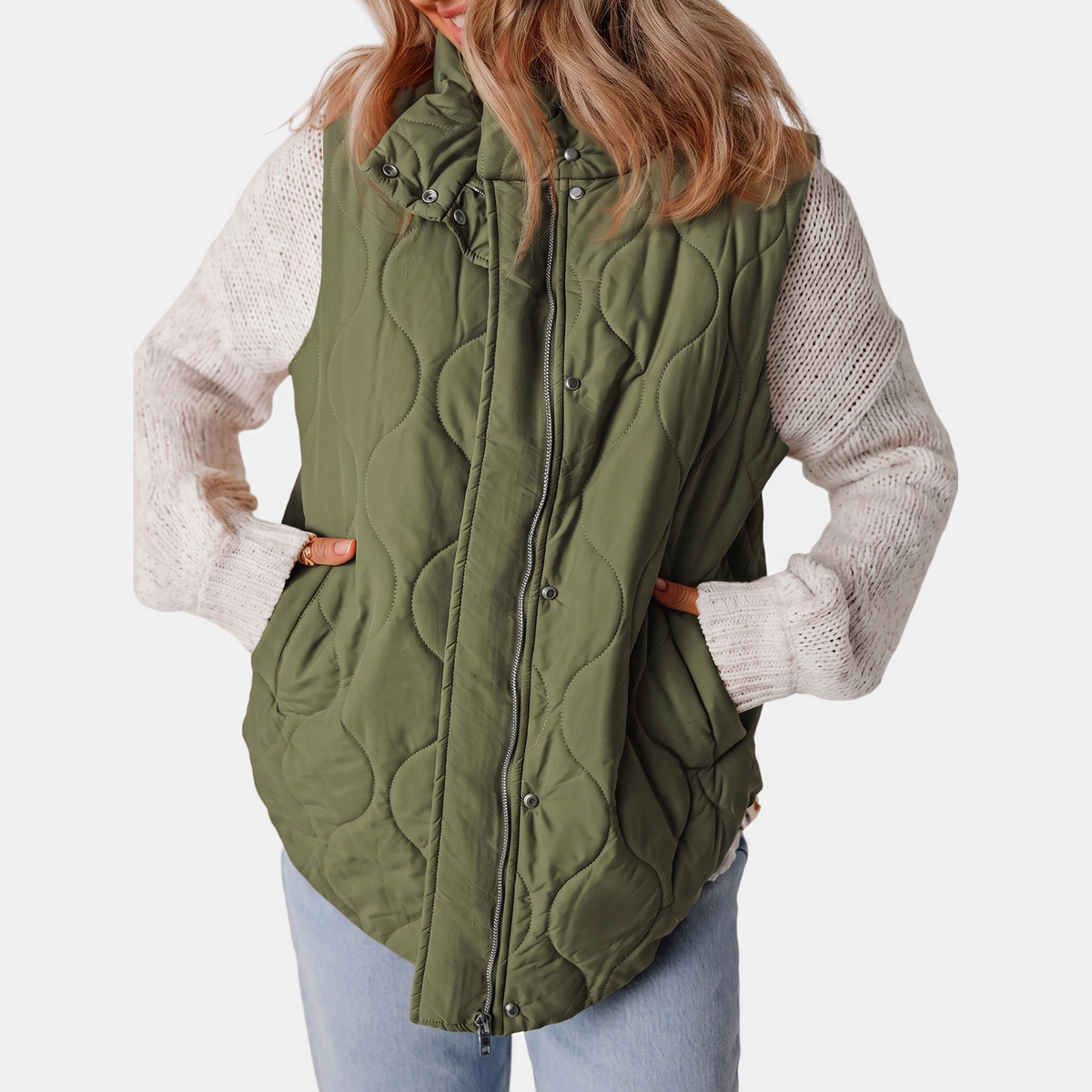 Women's Quilted Puffer Sleeveless Coat
