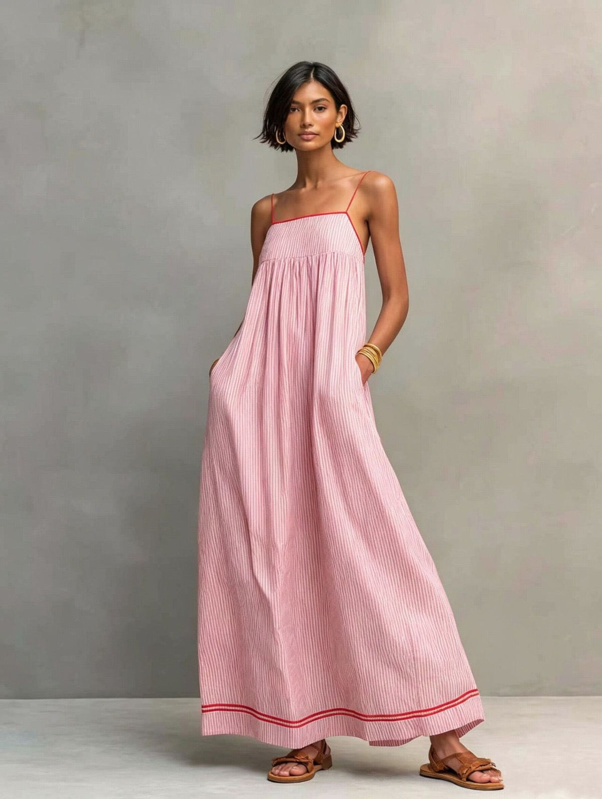 Maisie™ | Striped Maxi Dress