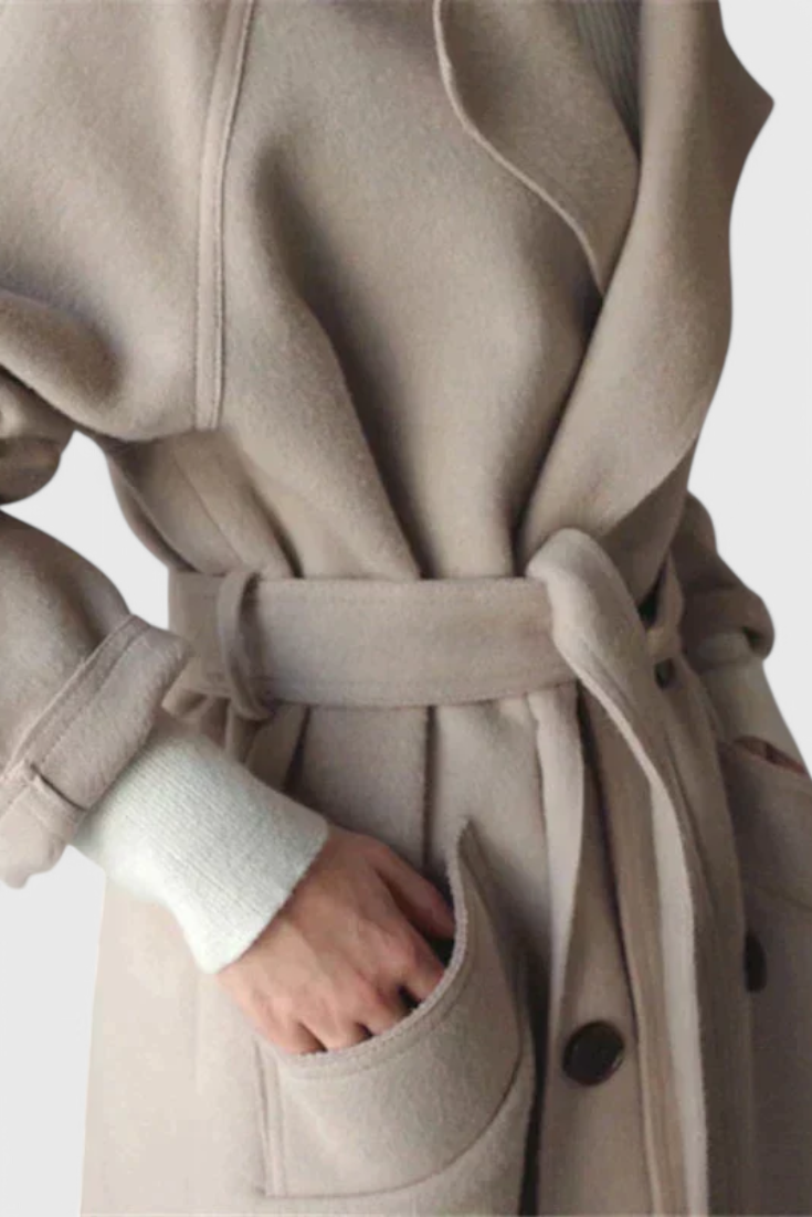 Cecily | Belted Longline Coat