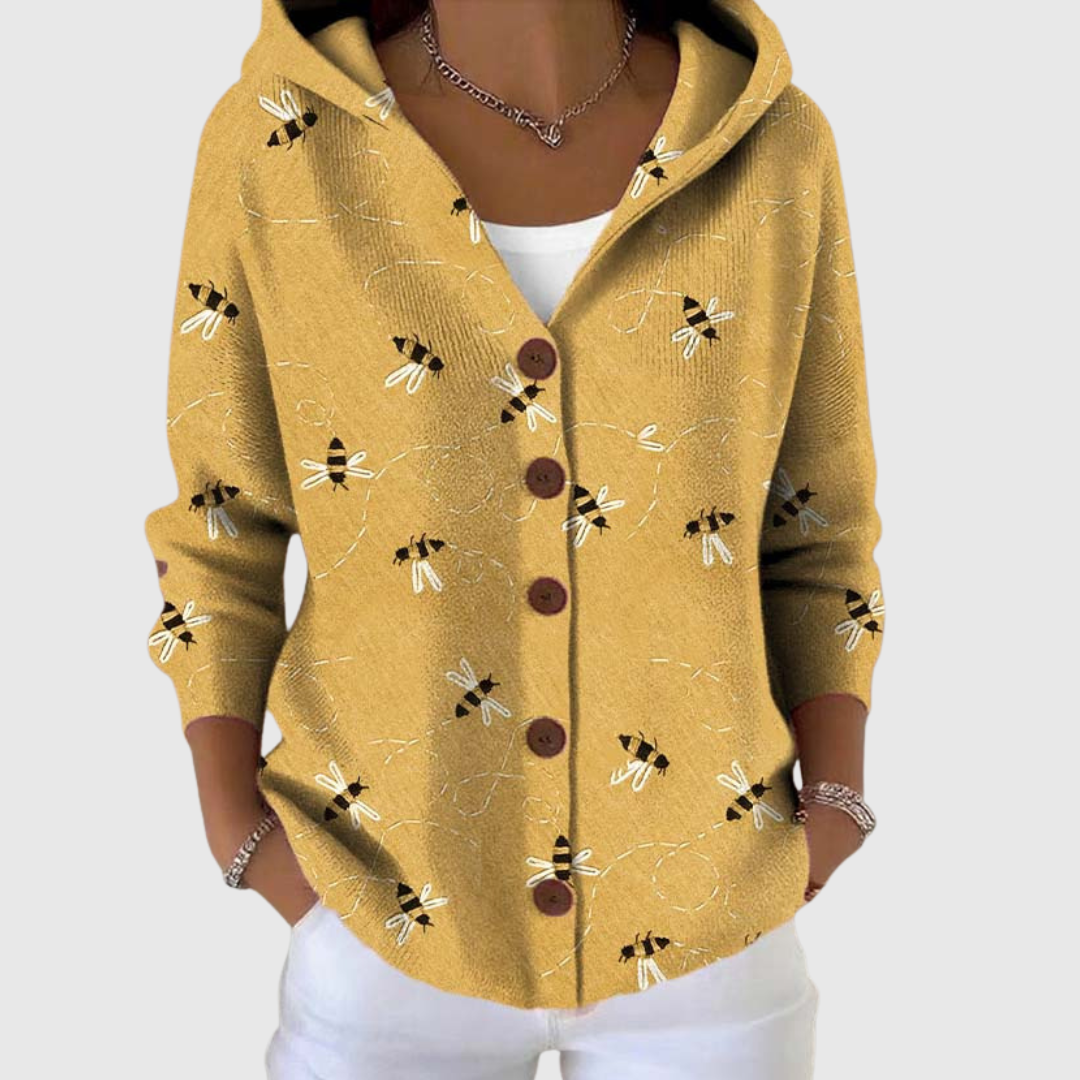 Isabella | Knit Jacket with Hood