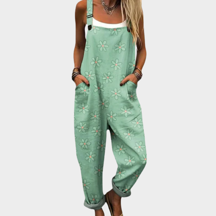 Yvette™ | Relaxed Dungaree Jumpsuit