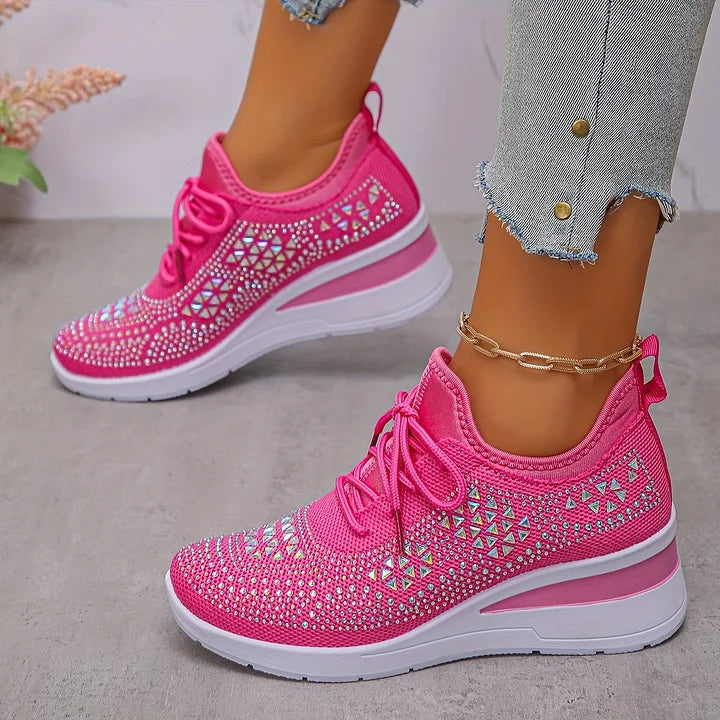 Bonnie | Orthopedic Rhinestone Comfort Sneakers
