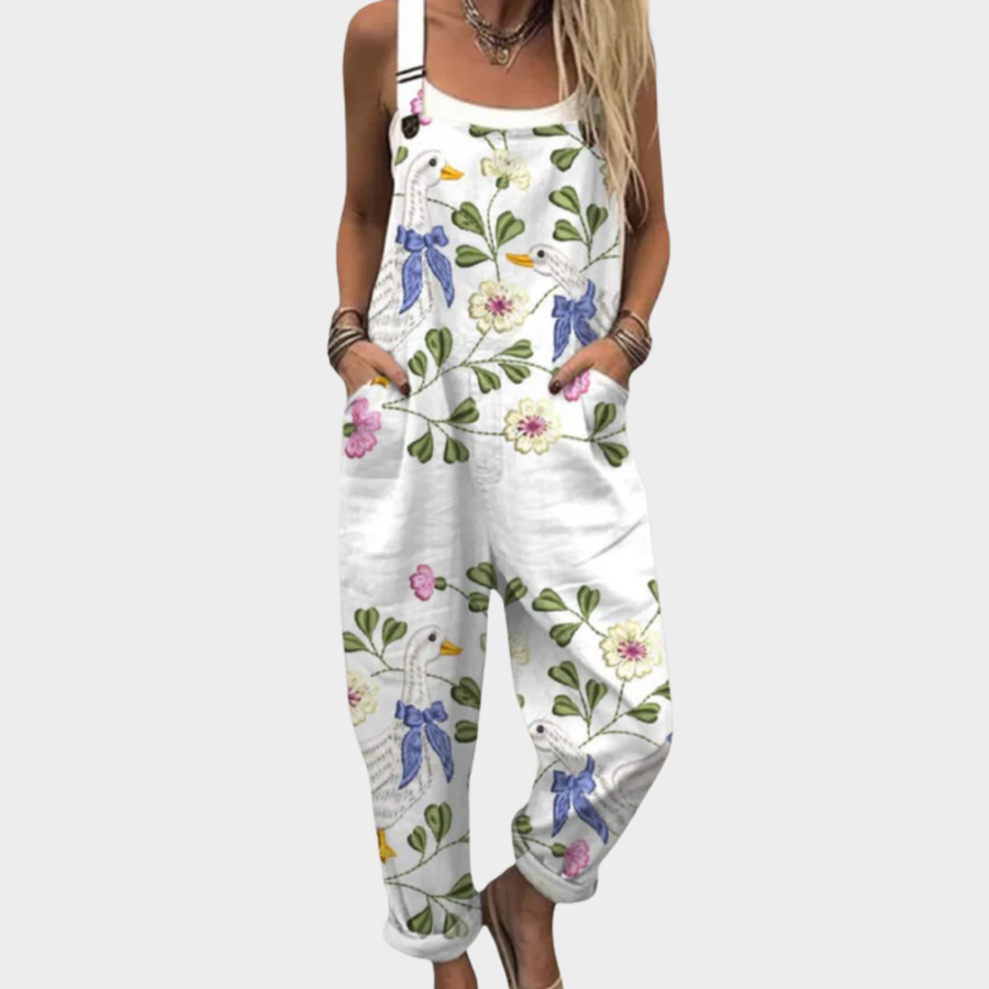 Wilma™ | Relaxed Dungaree Jumpsuit