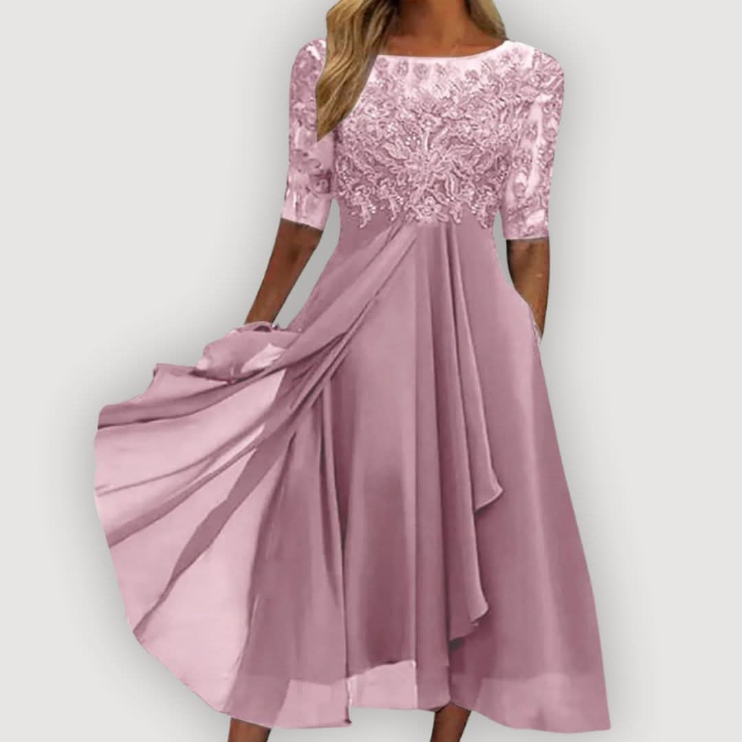 Elara | Soft Flow Chiffon Dress