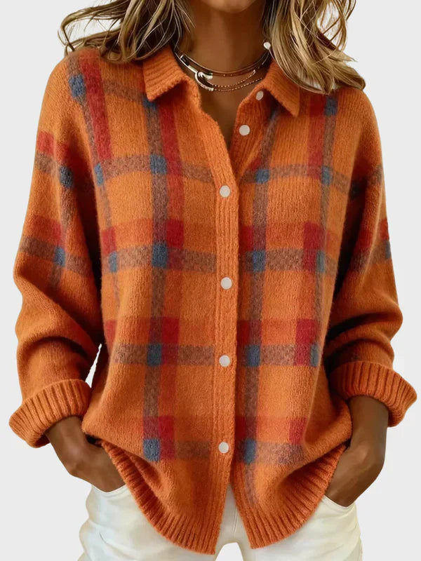 Layla | Retro Plaid Sweater