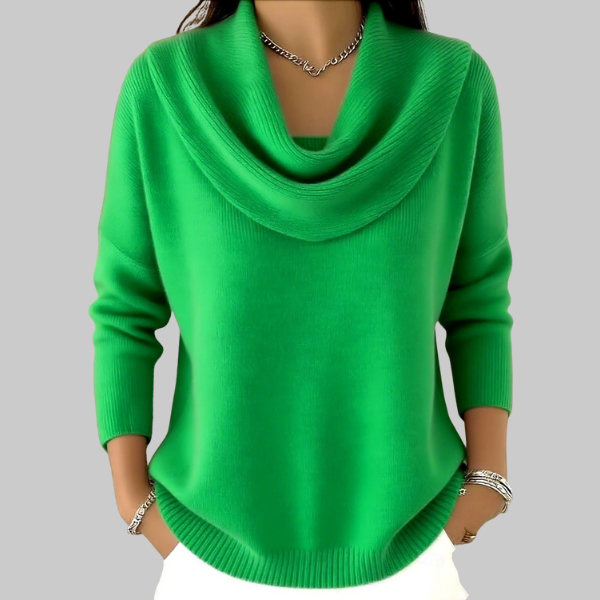 Yael | Soft Cowl Neck Sweater