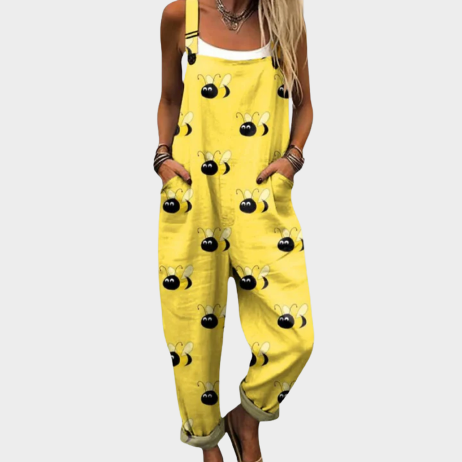 Sylvia™ | Relaxed Dungaree Jumpsuit