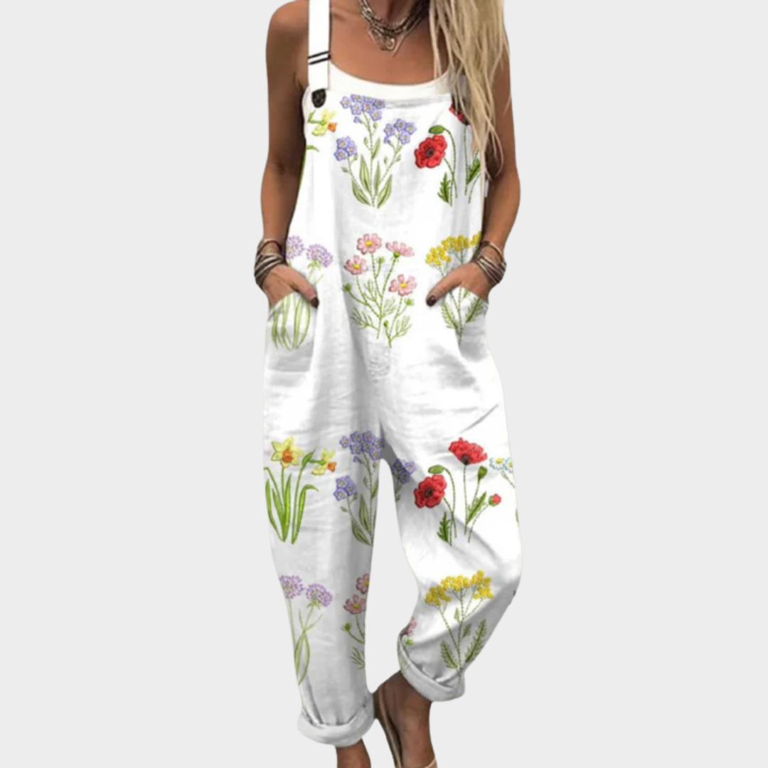 Veronica™ | Relaxed Dungaree Jumpsuit