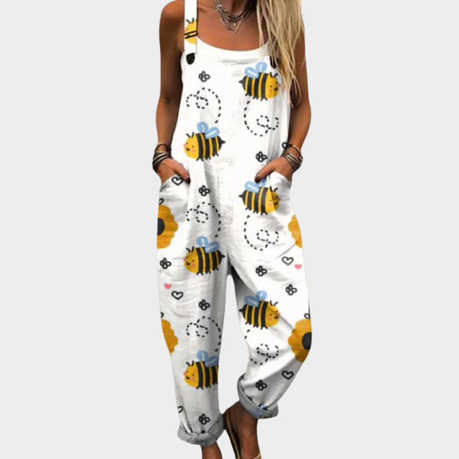 Tara™ | Relaxed Dungaree Jumpsuit