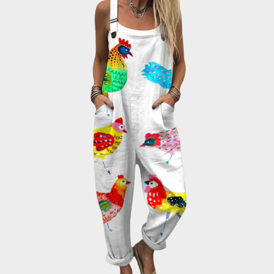 Tanya™ | Relaxed Dungaree Jumpsuit