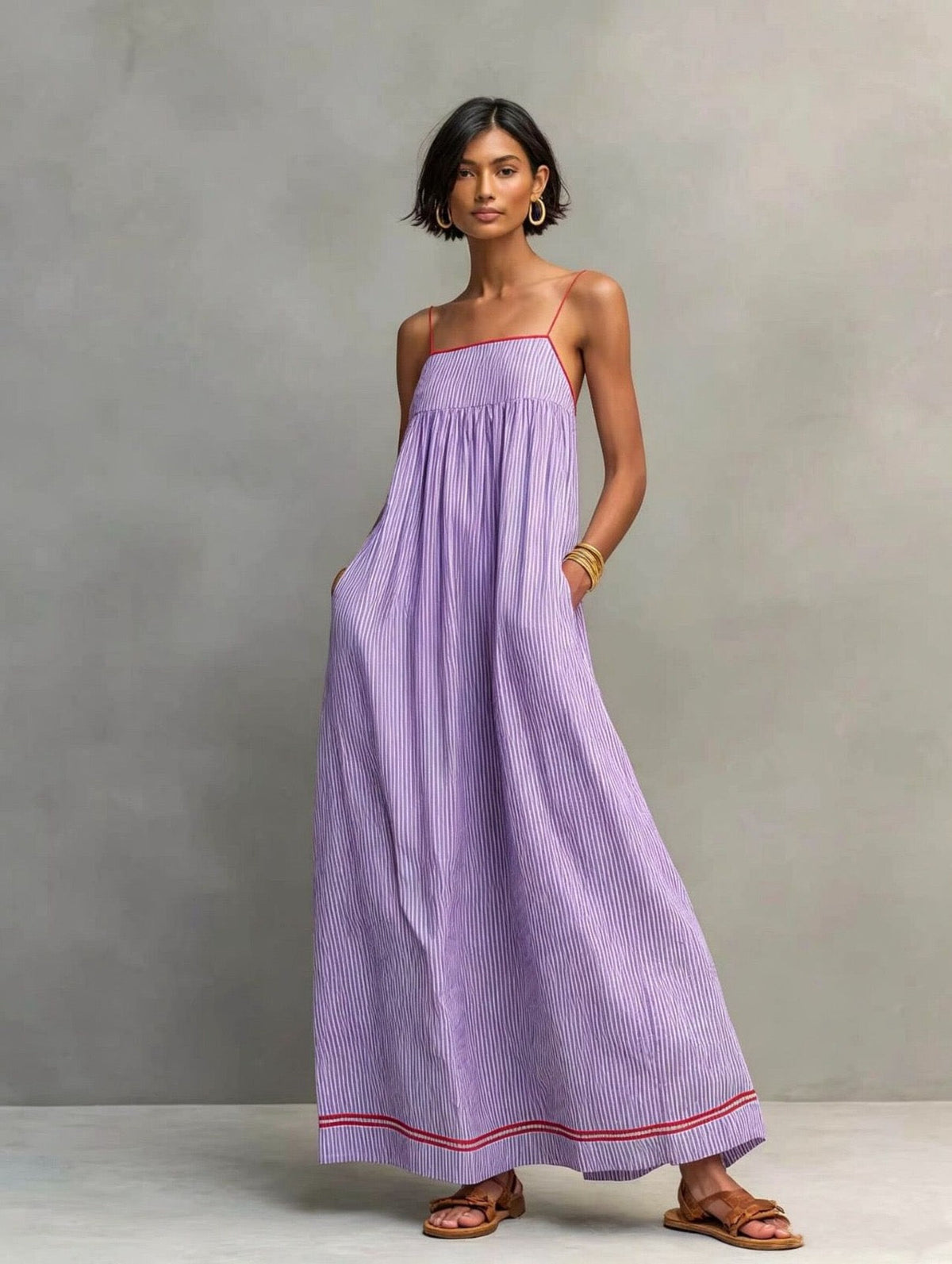 Maisie™ | Striped Maxi Dress