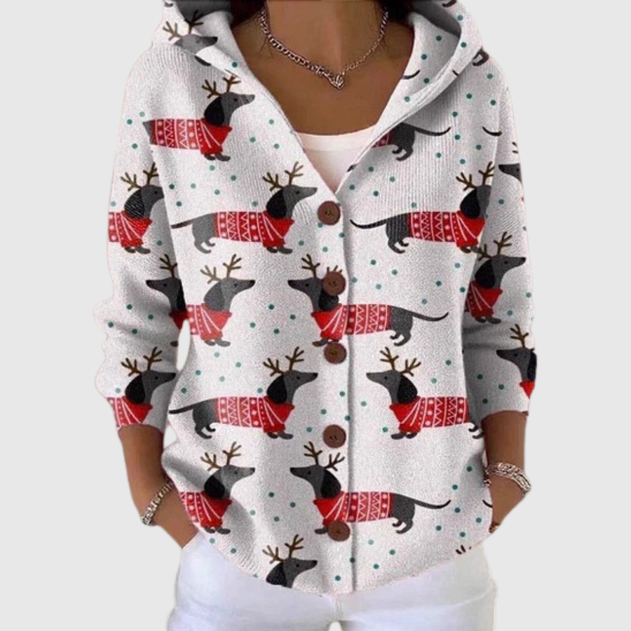 Amabile | Knit Jacket with Hood