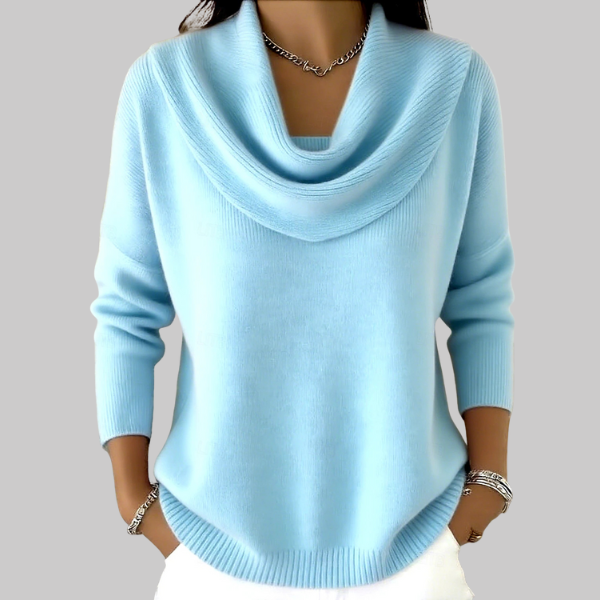 Yael | Soft Cowl Neck Sweater