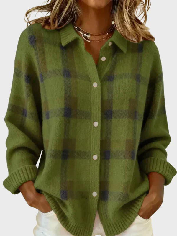 Layla | Retro Plaid Sweater