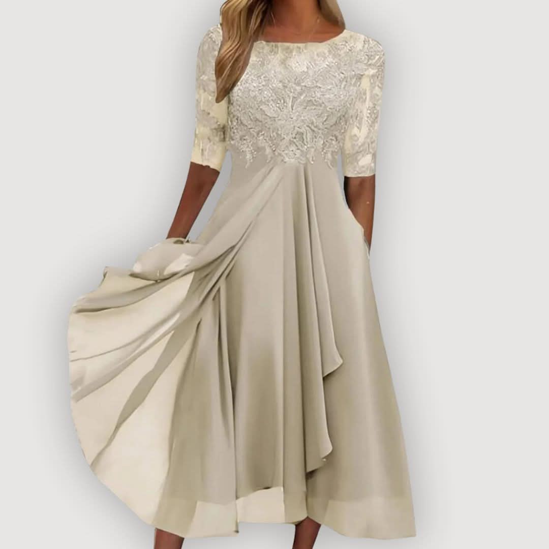 Elara | Soft Flow Chiffon Dress