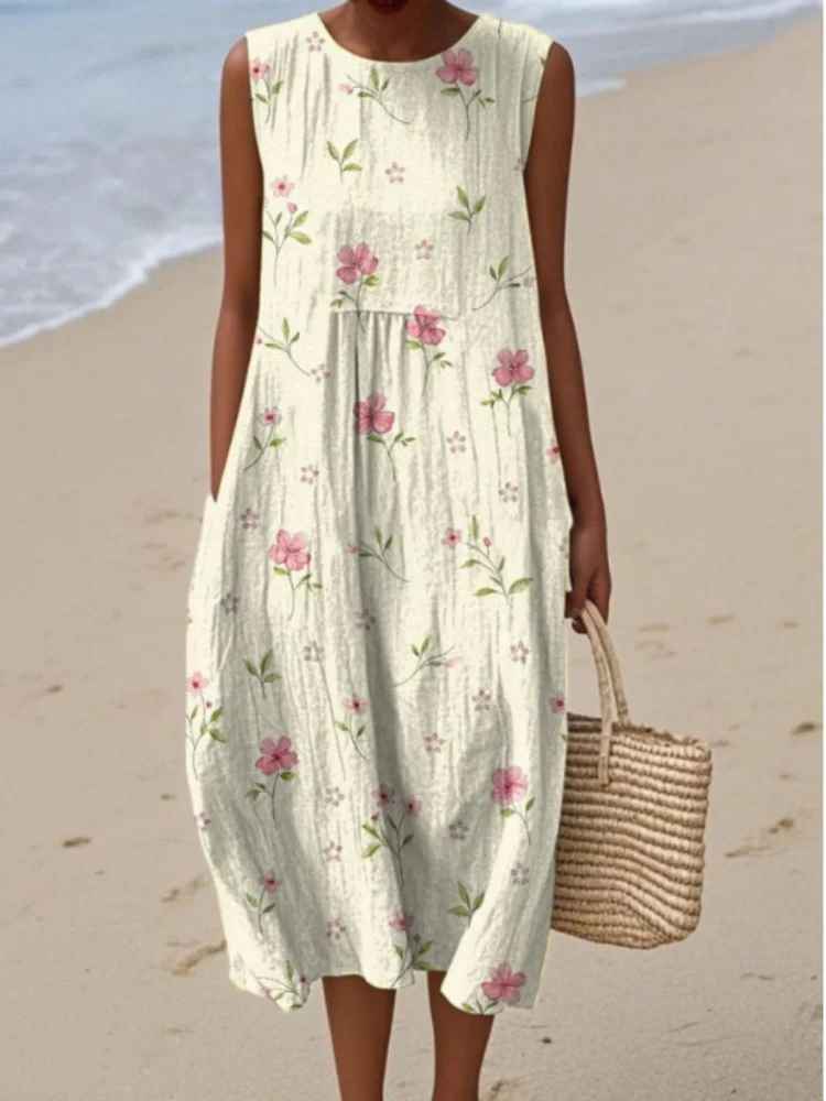 Flora | Coral Bloom Dress