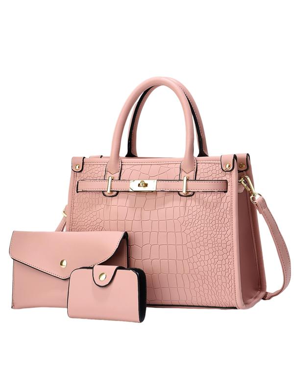 Bella Borsa - Crocodile Embossed Crossbody Bag