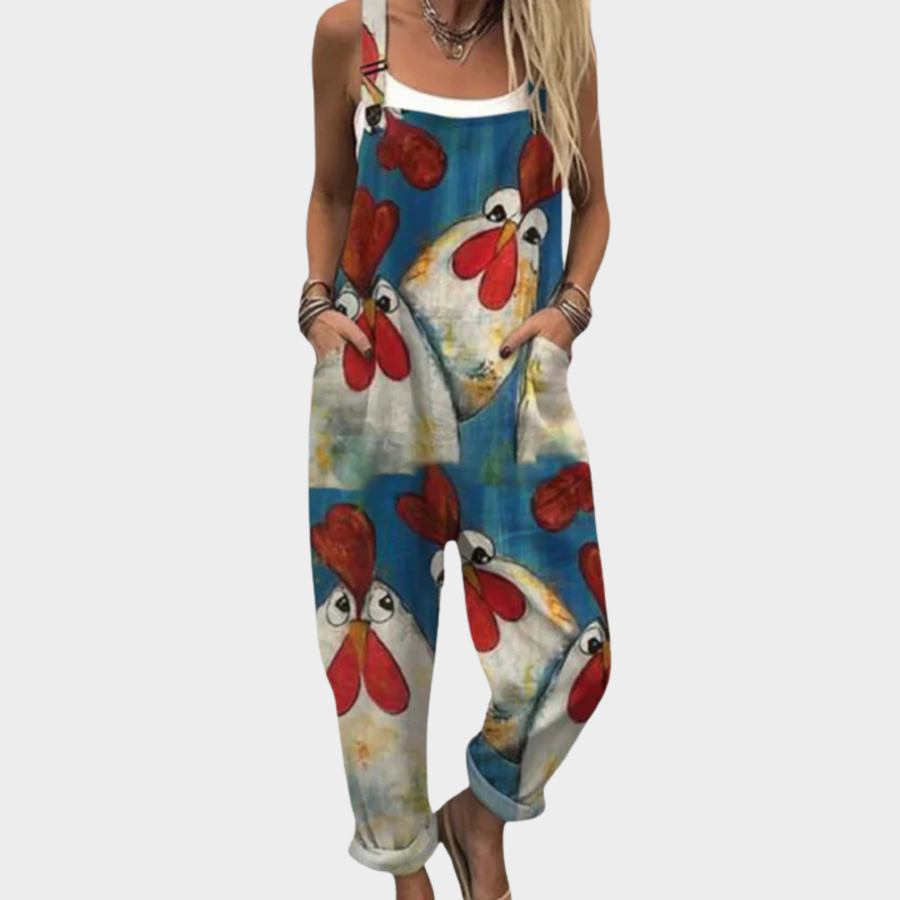 Tessa™ | Relaxed Dungaree Jumpsuit
