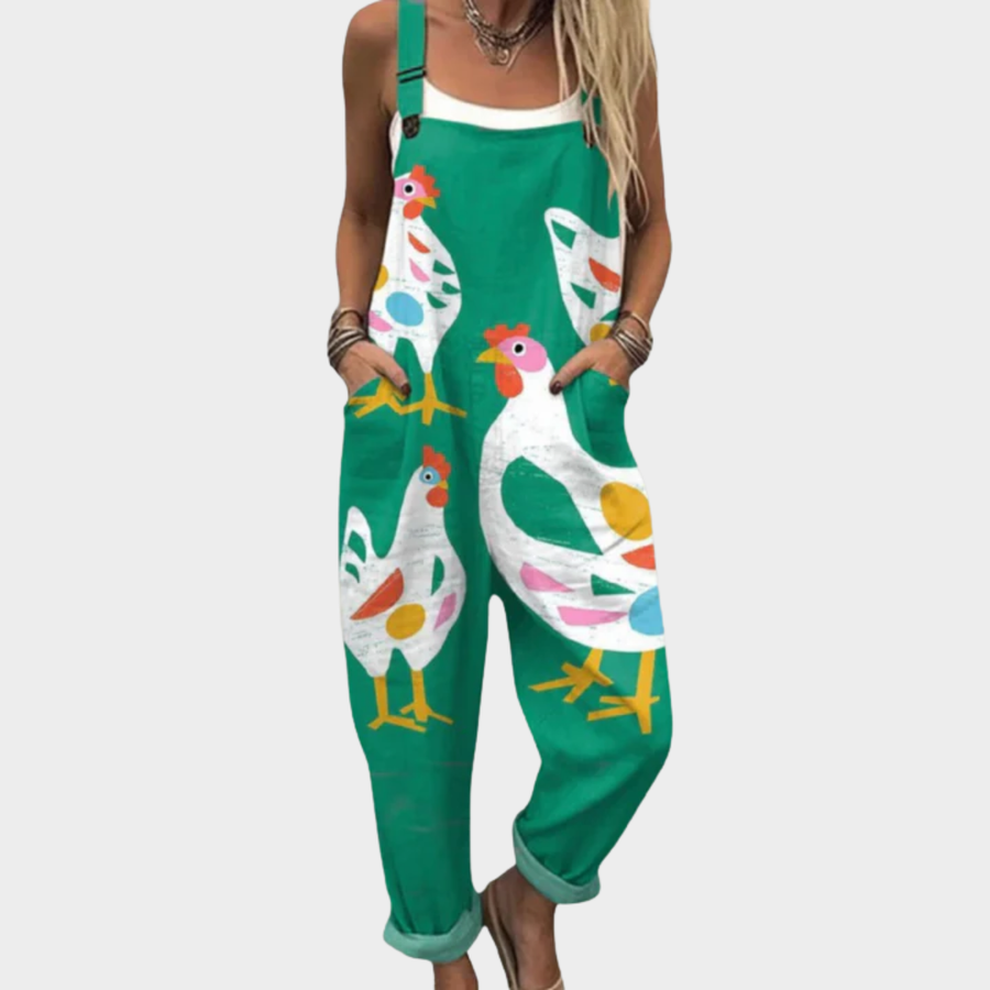 Suzanne™ | Relaxed Dungaree Jumpsuit