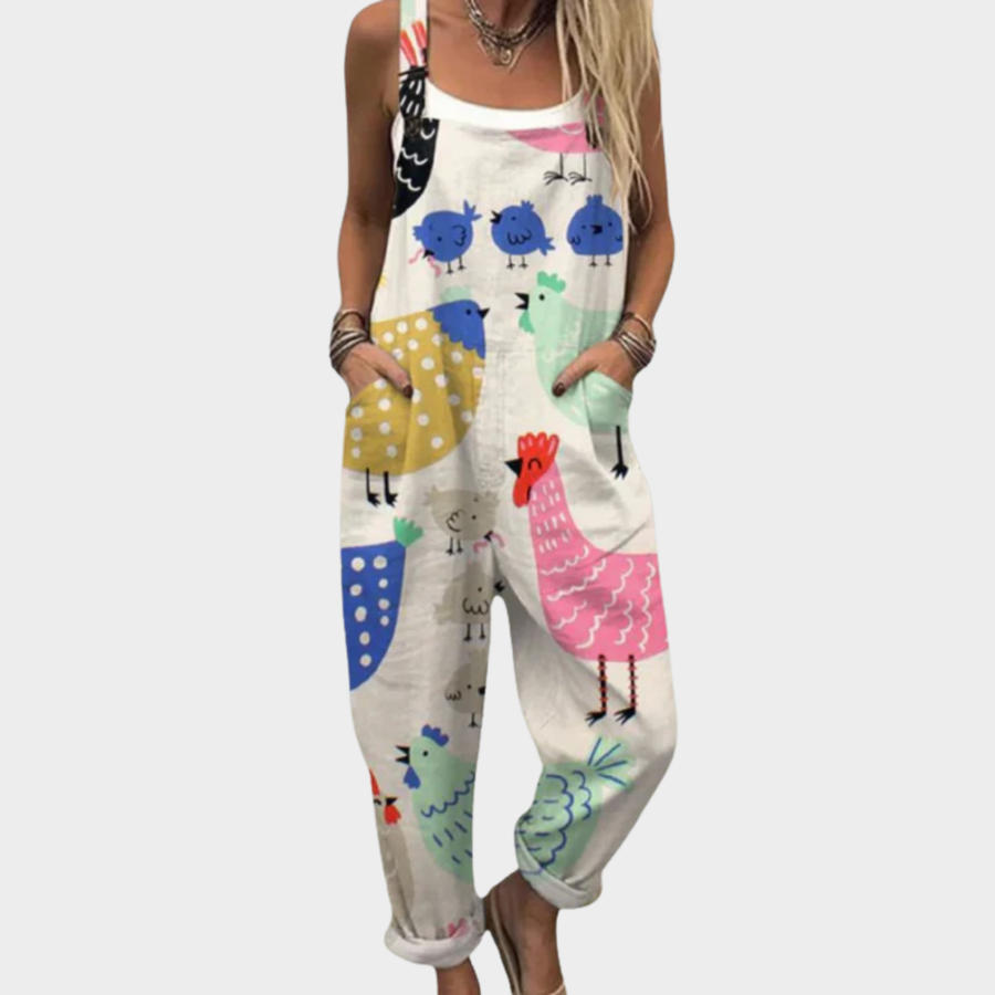 Tabitha™ | Relaxed Dungaree Jumpsuit
