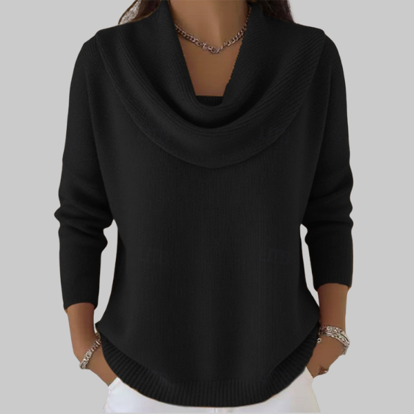 Soft Cowl Neck Sweater