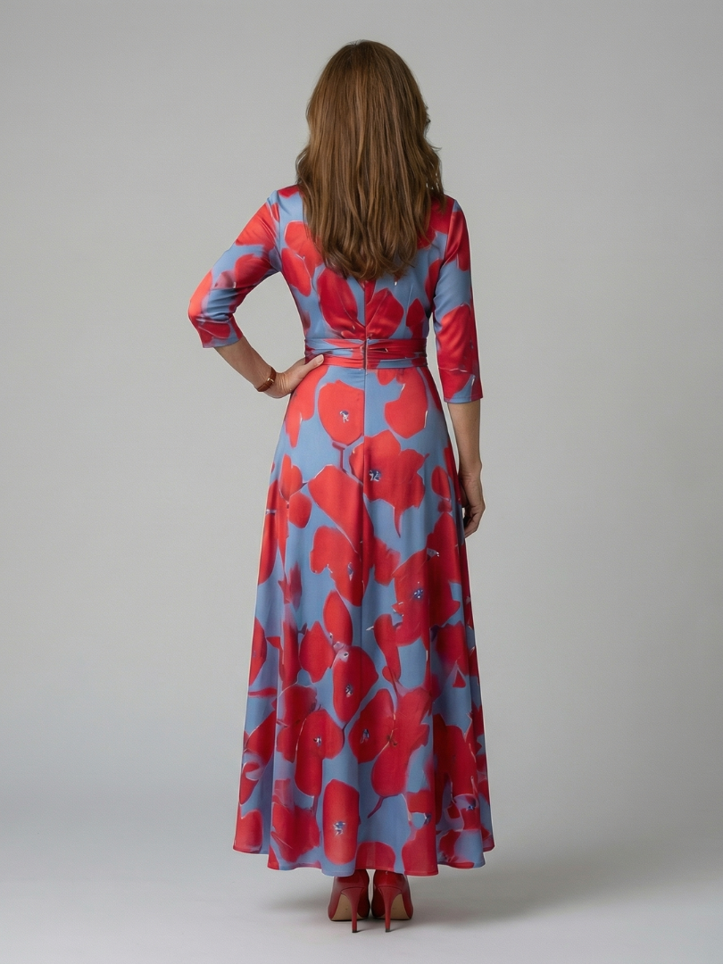 Cecilia™ | Floral Wrap Maxi Dress