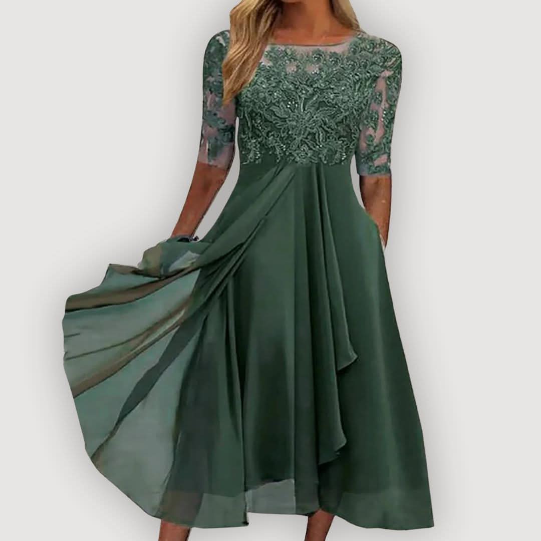Elara | Soft Flow Chiffon Dress