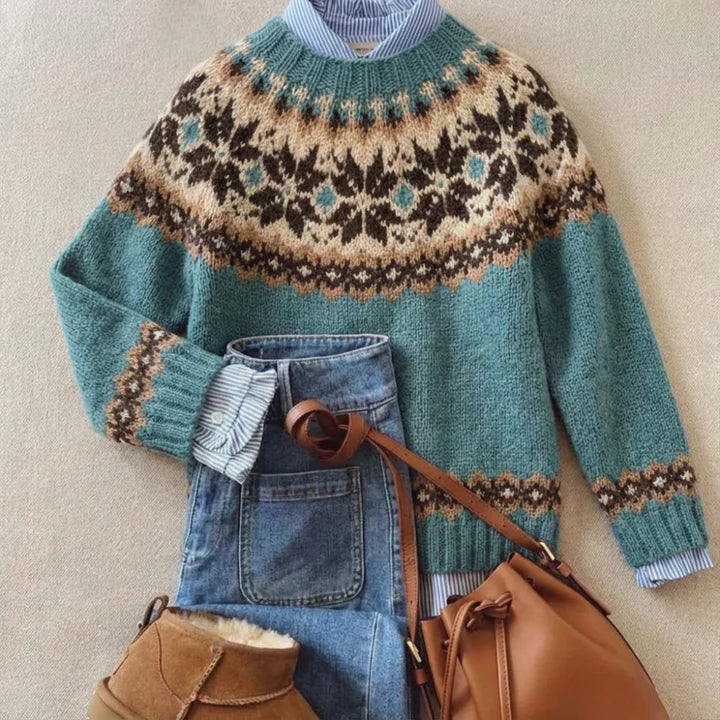 Solveig | Snowflake Yoke Jumper