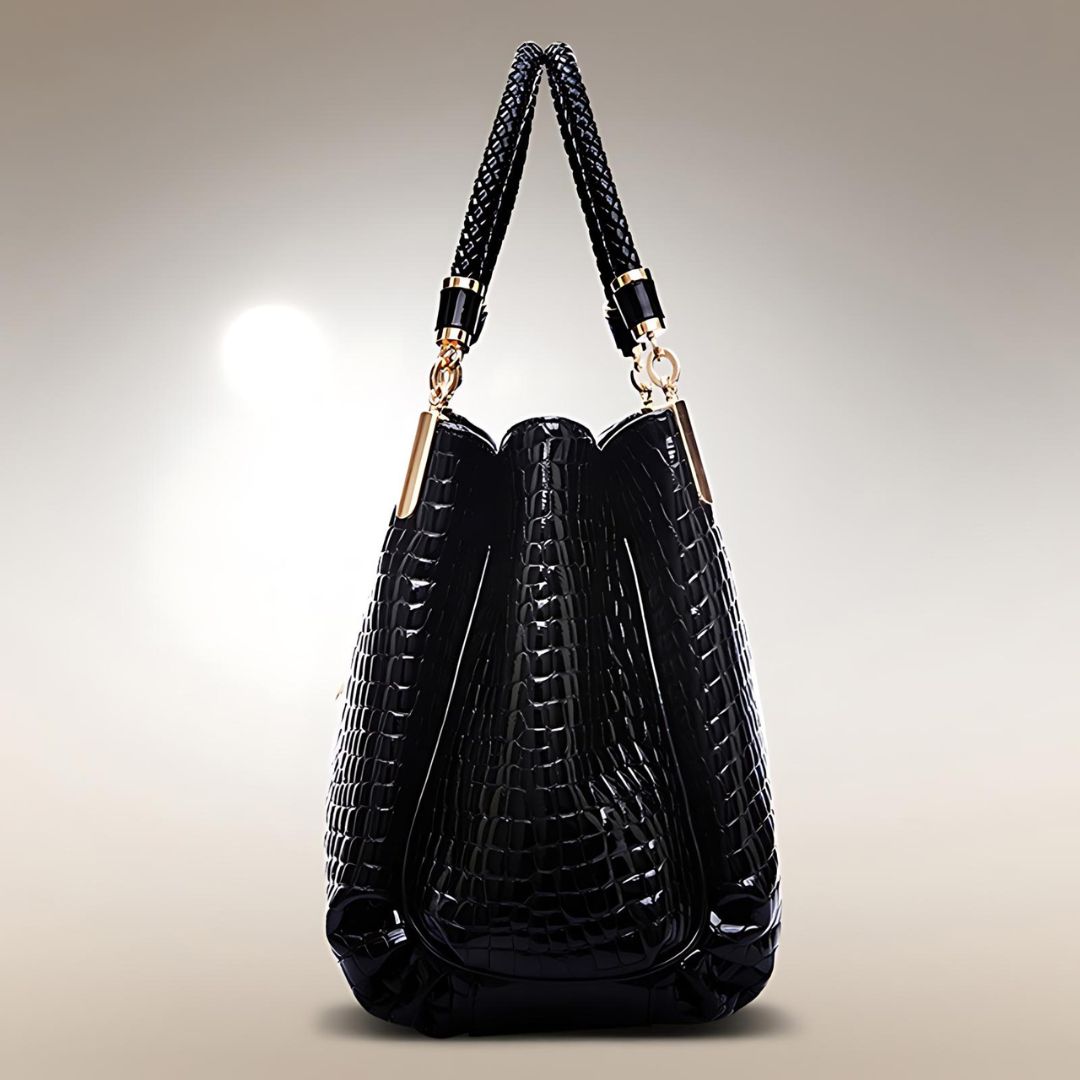 Lusso Milano - Crocodile Leather Shoulder Bag