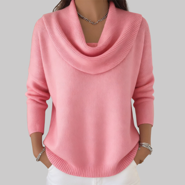 Yael | Soft Cowl Neck Sweater