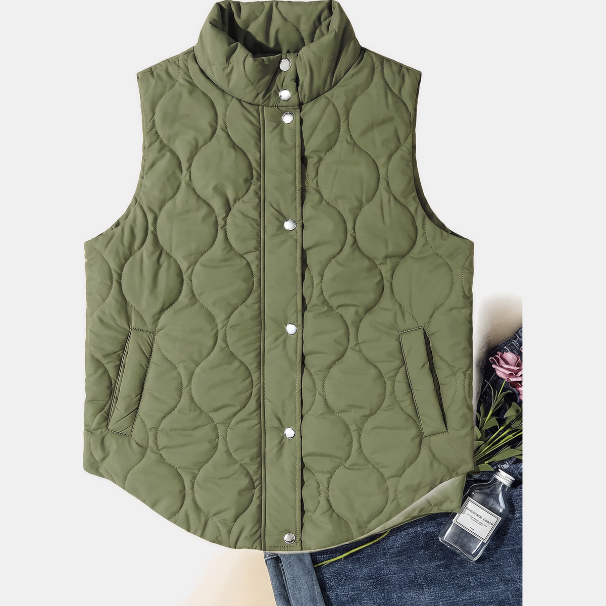 Women's Quilted Puffer Sleeveless Coat