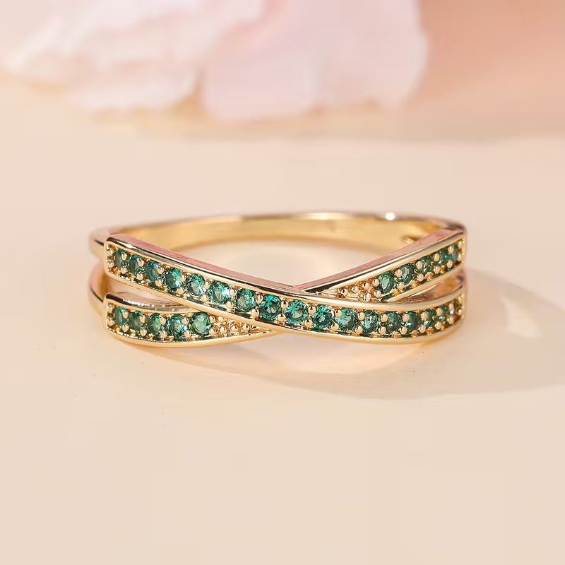 Emerald Flow Ring