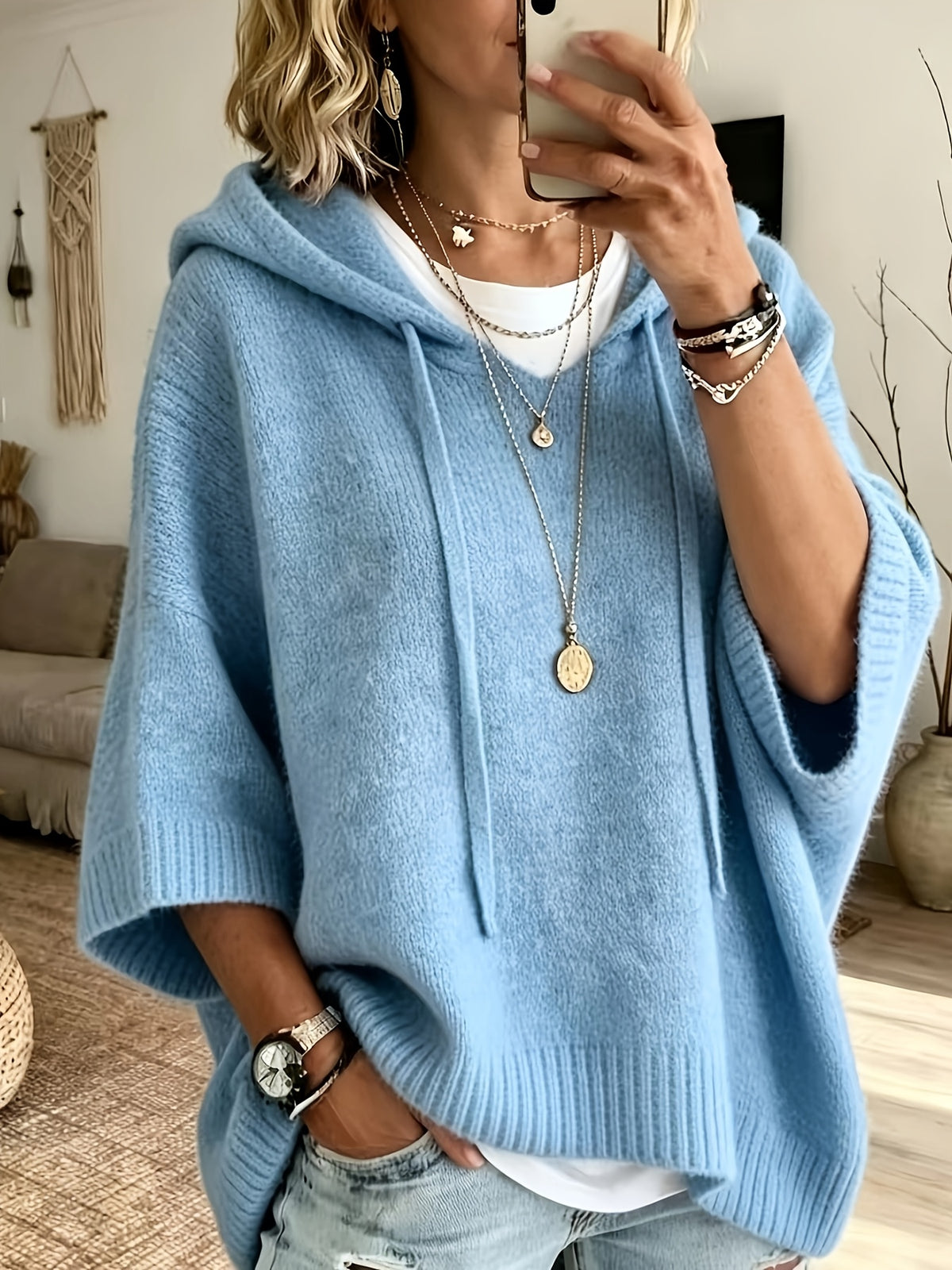 Delaney™ | Women's Casual Drawstring Hooded Sweatshirt