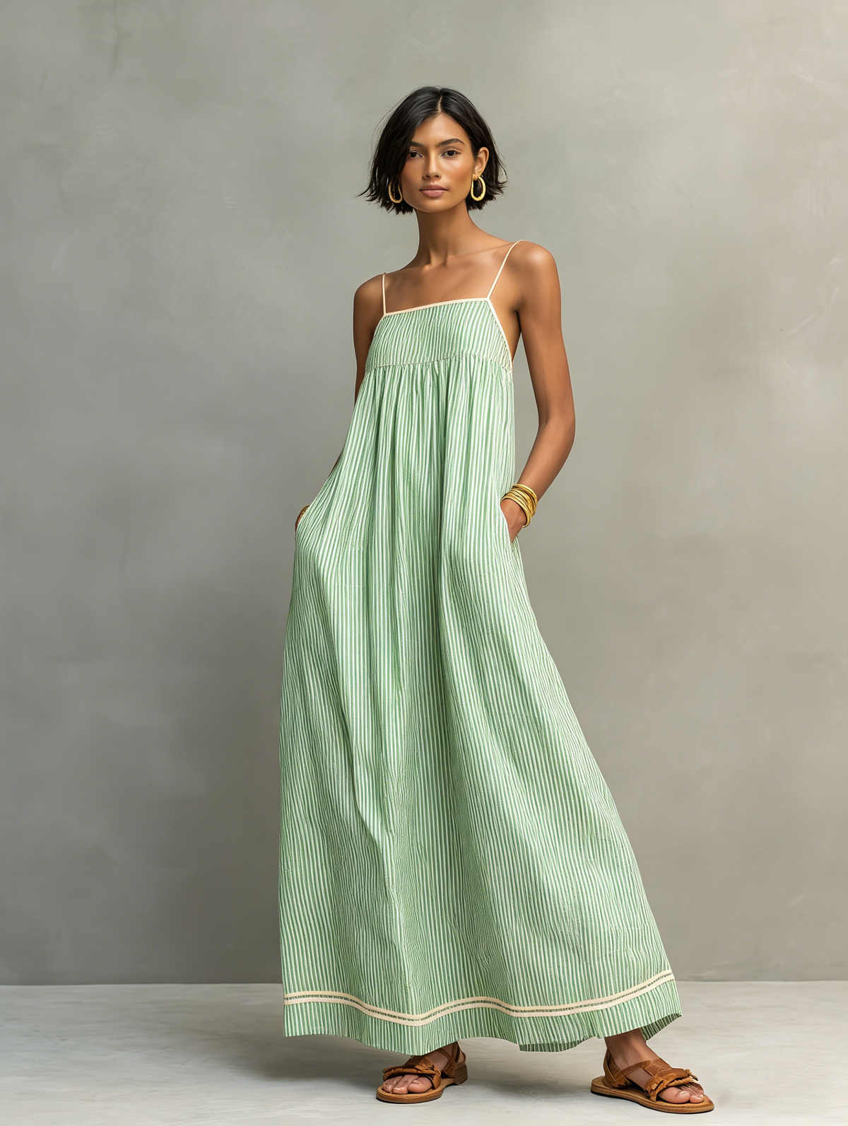 Maisie™ | Striped Maxi Dress